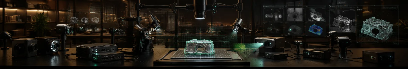 Cameras and screens marking detected objects during computer vision development services