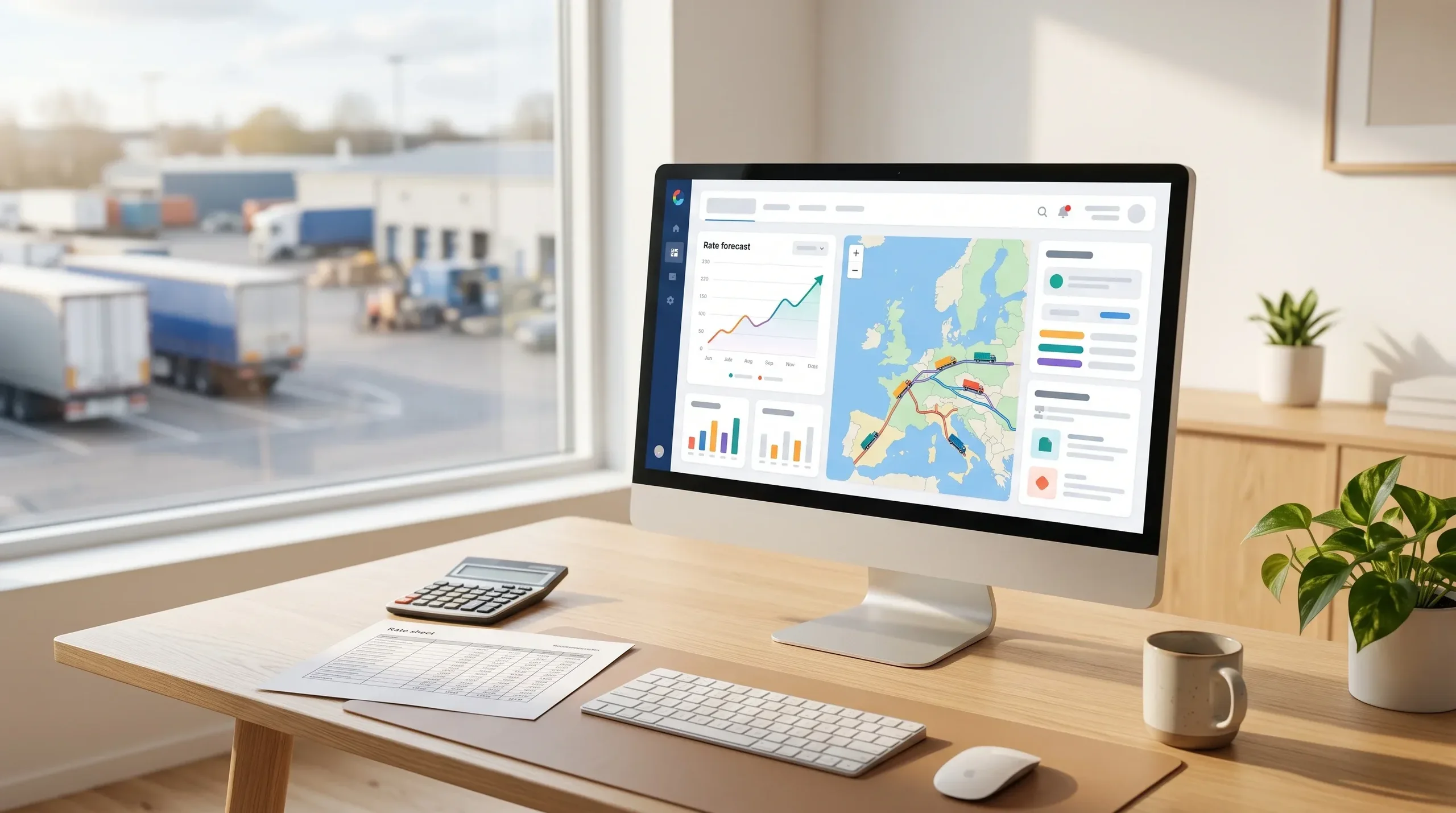 Freight Rate Forecasting for a Forwarder